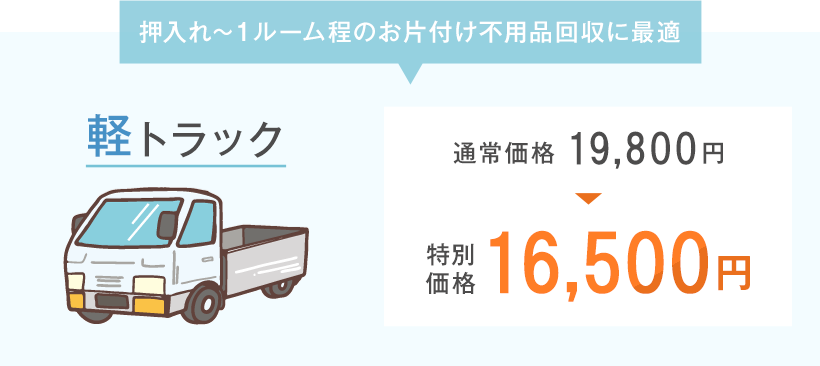 軽トラック 特別価格16,500円